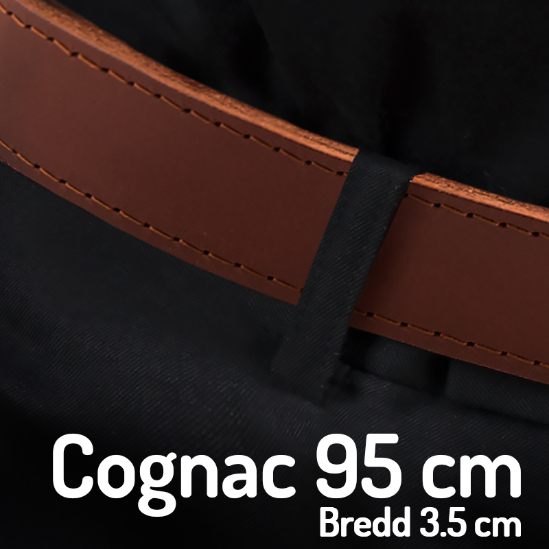 Belt 95 cm Cognac 3.5cm