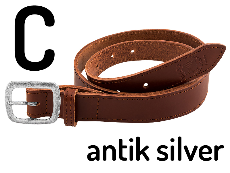 Belt 100 cm Cognac 3.5cm - 4