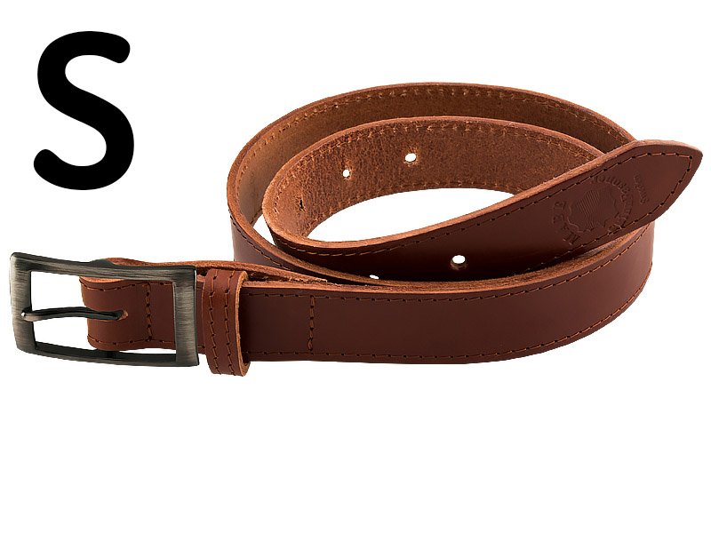 Skärp  120 cm Cognac 3 cm - 6
