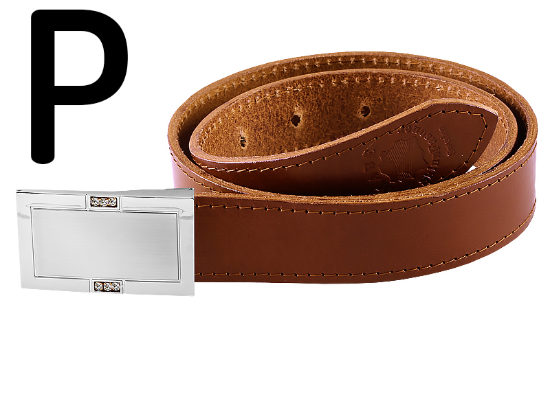 Skärp  120 cm Cognac 3 cm - 5