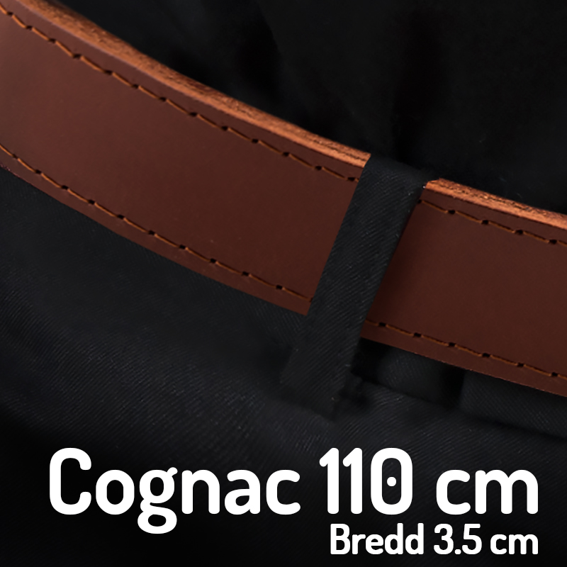 Belt 110 cm Cognac 3.5cm