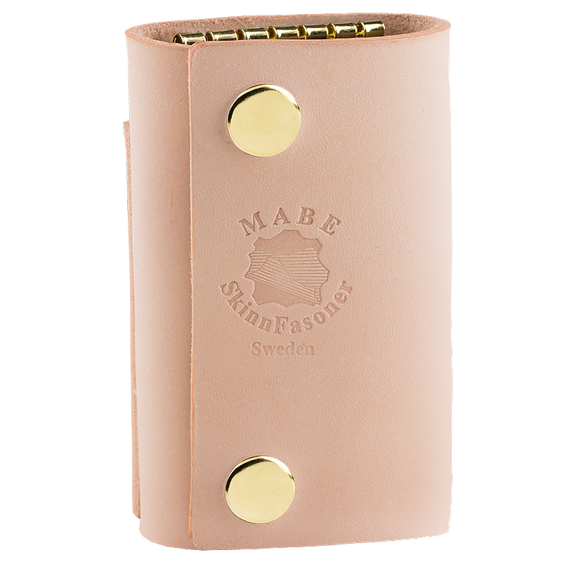Key holder with compartment in nature/gold