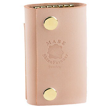 Key holder with compartment in nature/gold