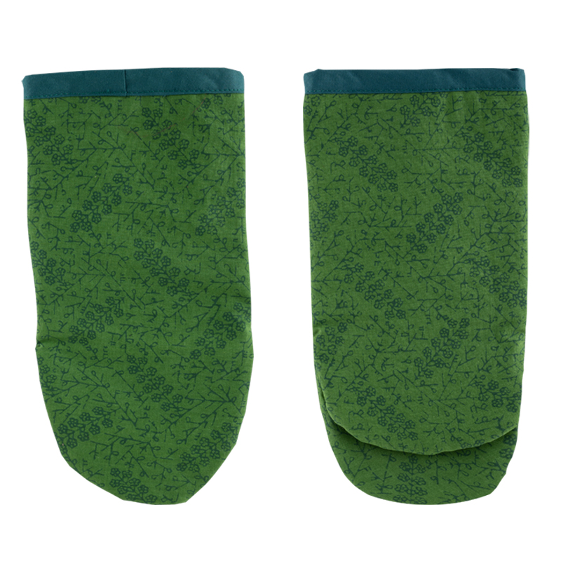 Apron green  + oven mitt  - 3