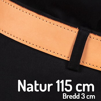 Belt 115 cm natur 3cm
