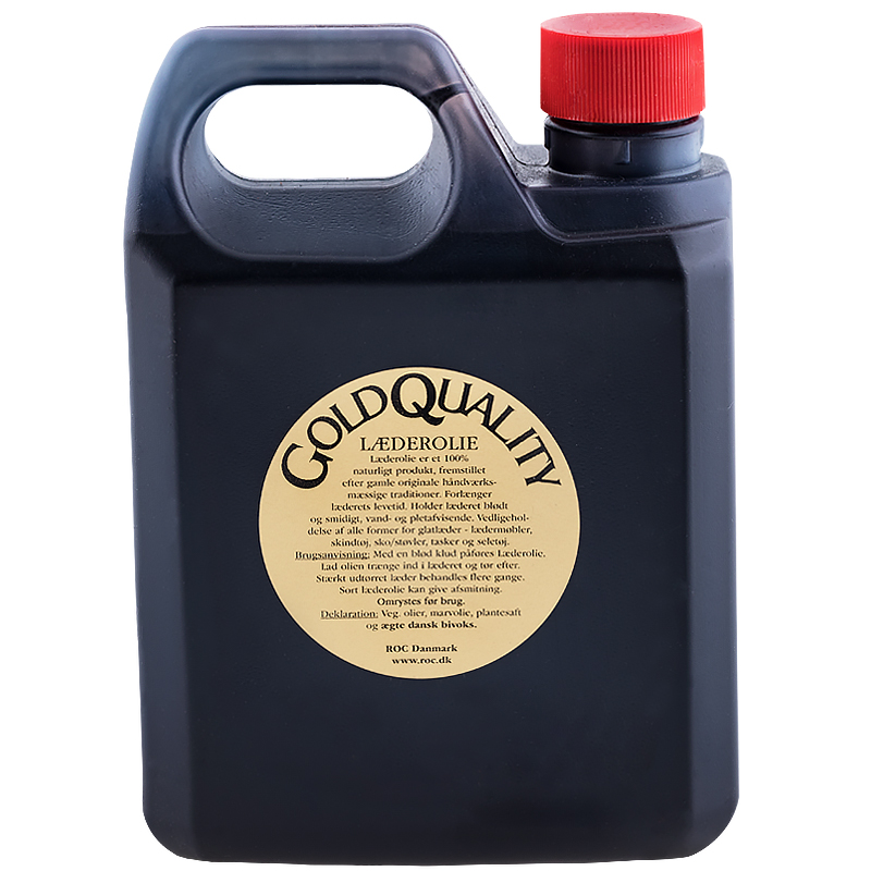 Leather oil 1000ml black - 2
