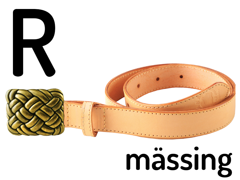 Belt 125 cm natur 3cm - 3