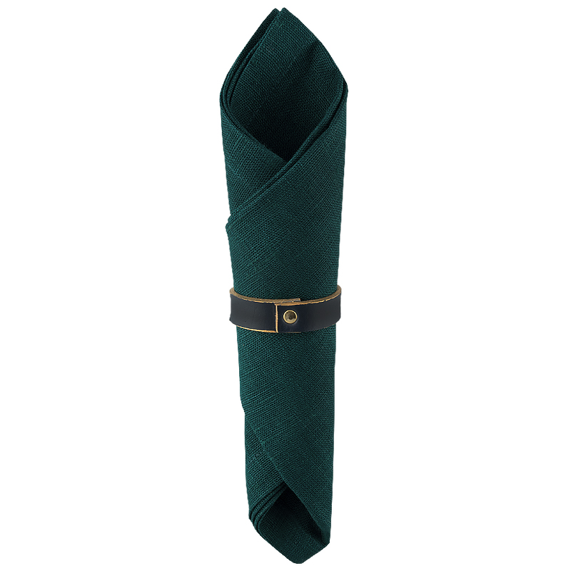Napkin in linen Petrol 2 -pack - 2