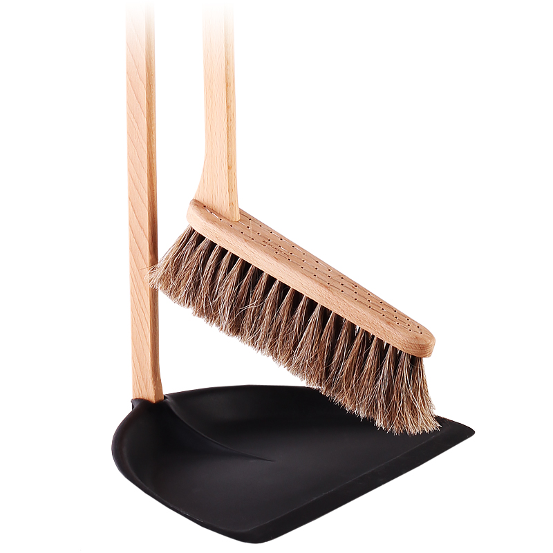 Dustpan & Brush Set Black - 2