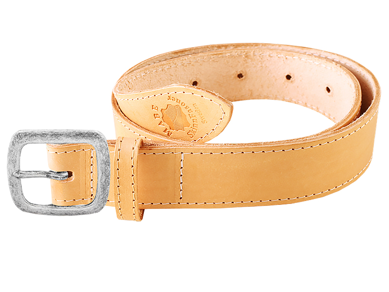 Läderbälte C antik silver - 5