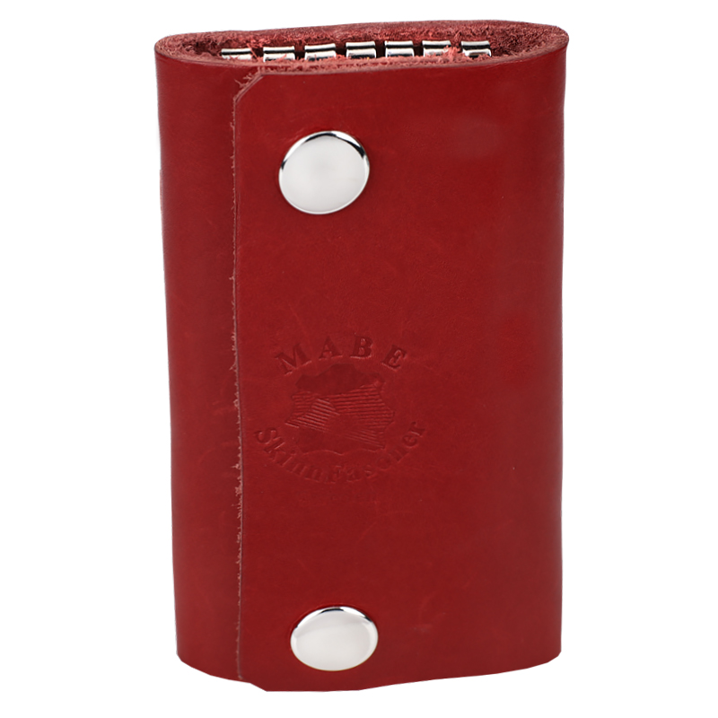 Key holder with compartment in red