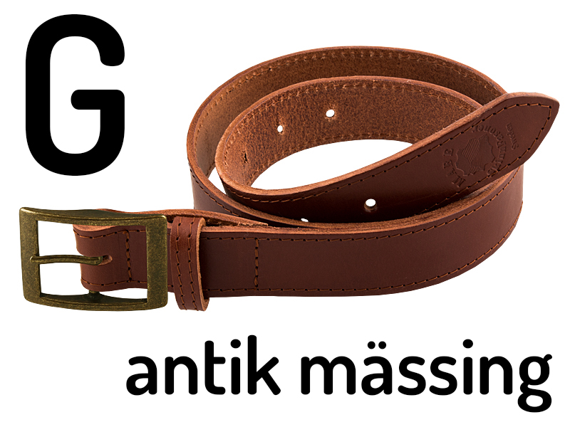 Belt 120cm cognac 3.5cm - 8
