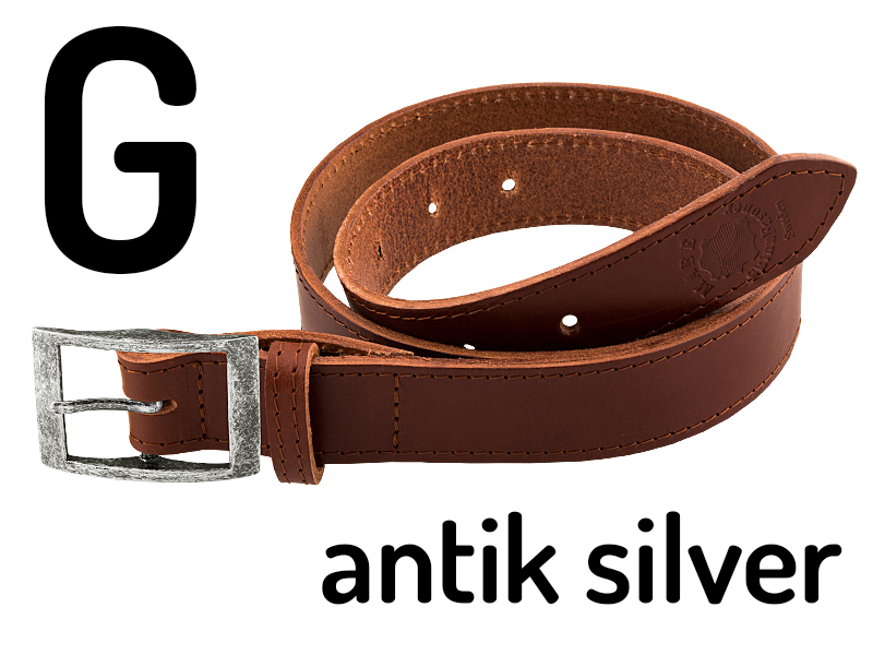Belt 120cm cognac 3.5cm - 9