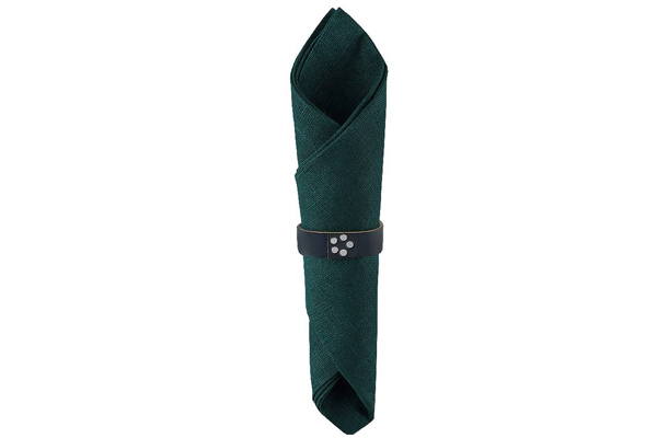 Napkin rings in leather