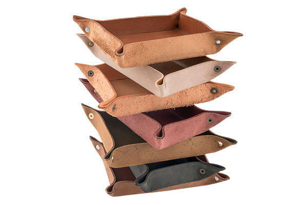 Leather trays