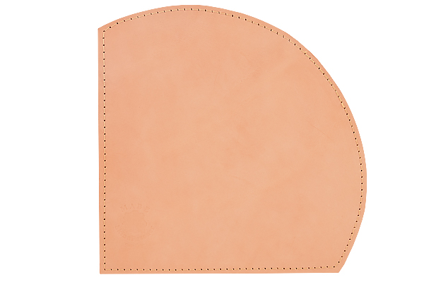 Mouse pad Half Moon in leather
