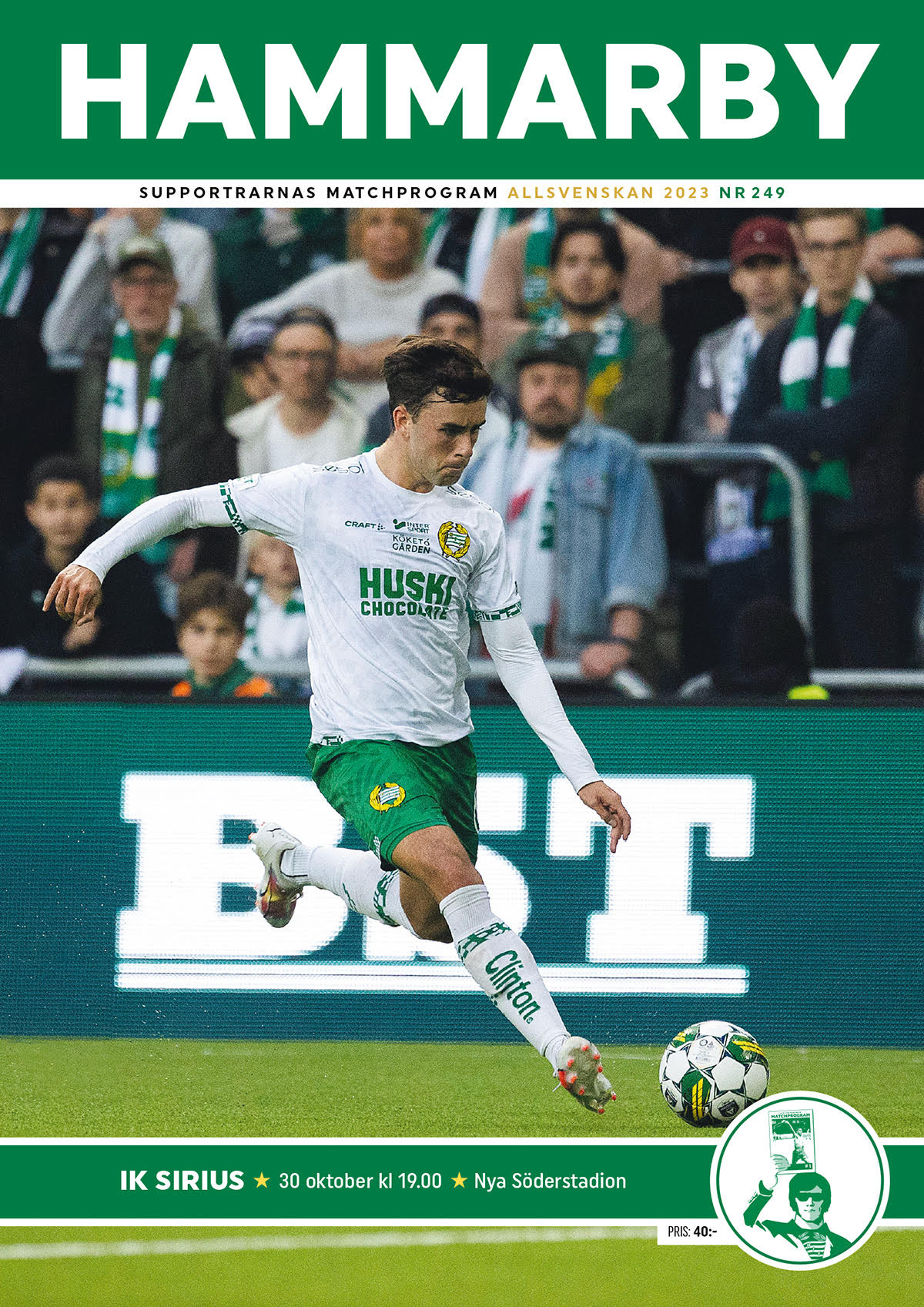 Matchprogram Hammarby-Sirius Allsvenskan 2023