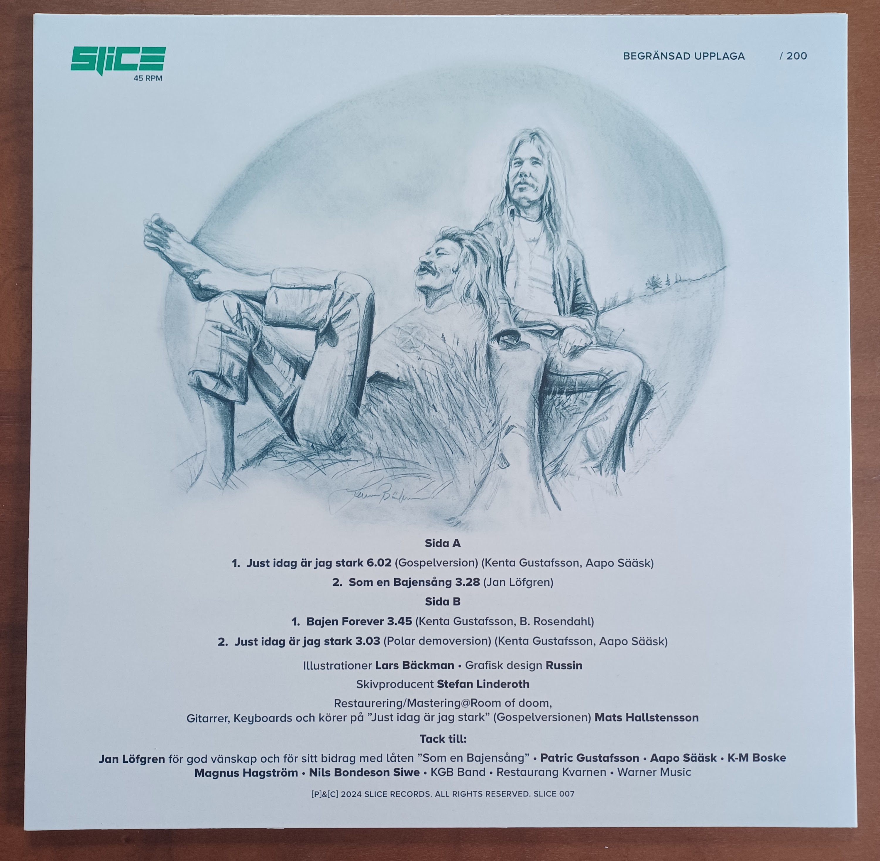 Vinylskiva Kenta & Jan Löfgren: Himlen får vänta! (svart vinyl) - 2