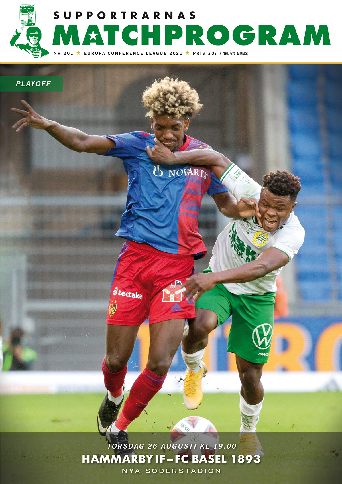 Matchprogram FC Basel Playoff Europa Conference League