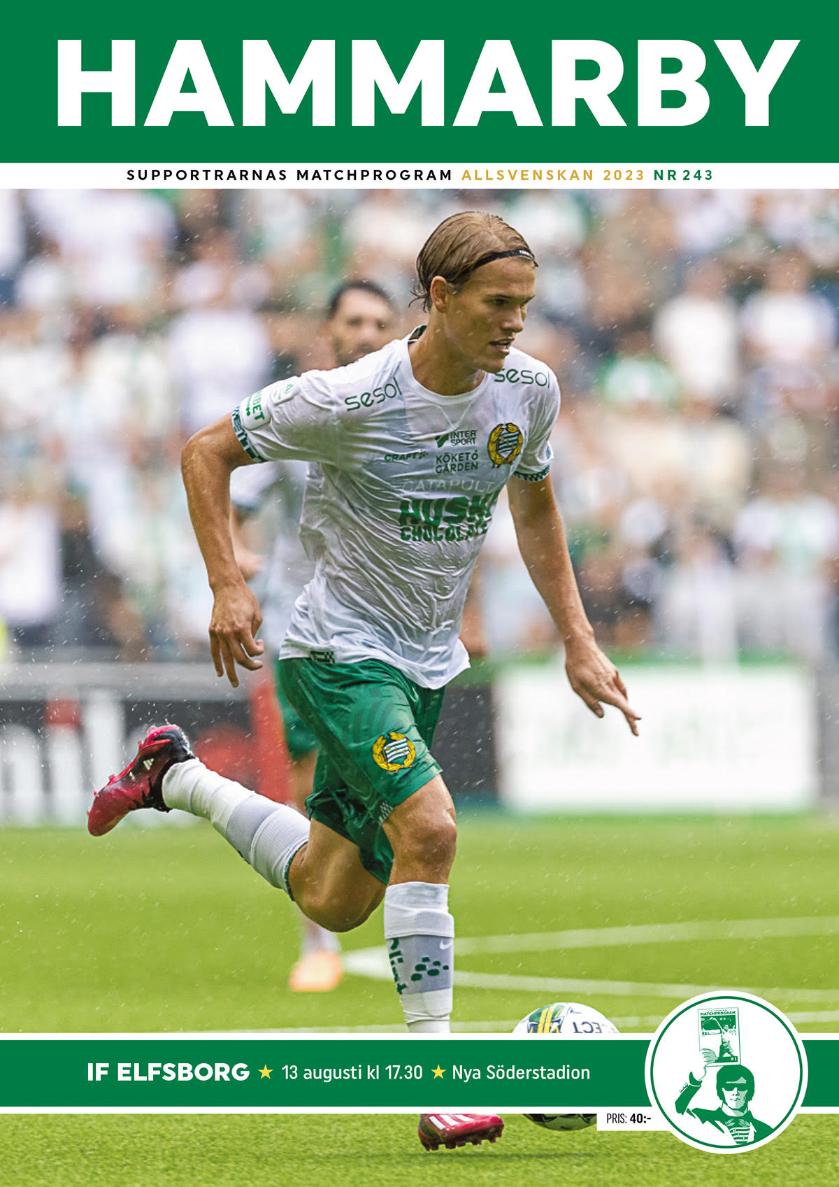 Matchprogram Hammarby-Elfsborg Allsvenskan 2023