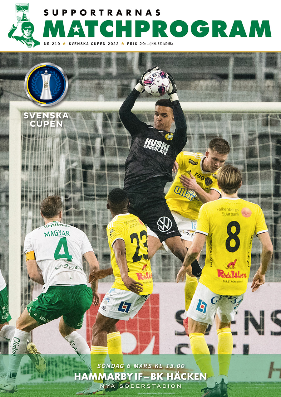 Matchprogram Häcken Svenska cupen 2022