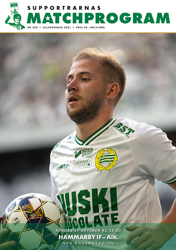 Matchprogram AIK Allsvenskan 2021