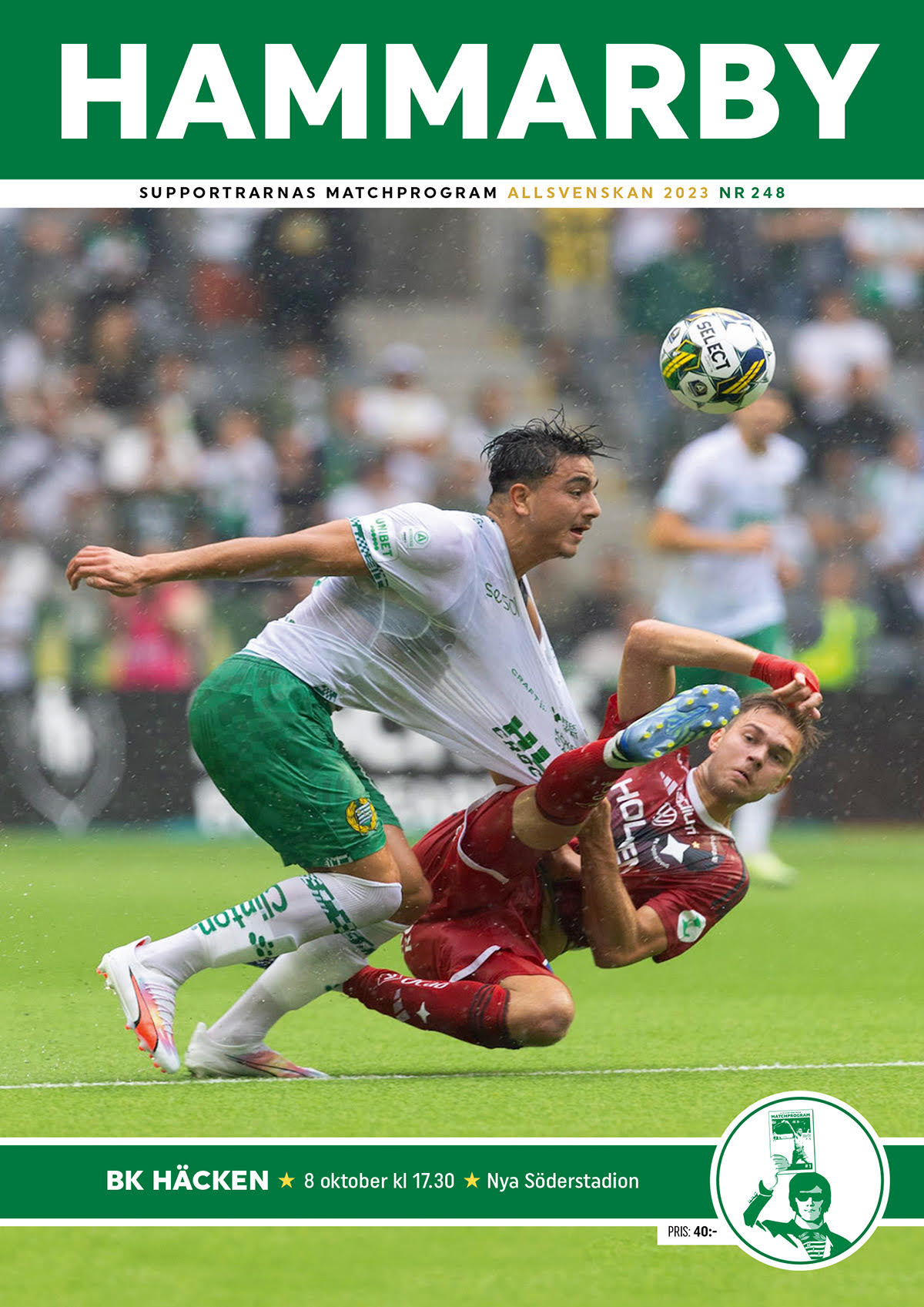 Matchprogram Hammarby-Häcken Allsvenskan 2023
