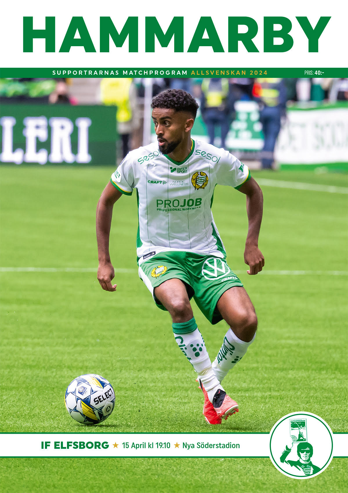 Matchprogram Hammarby-Elfsborg Allsvenskan 2024