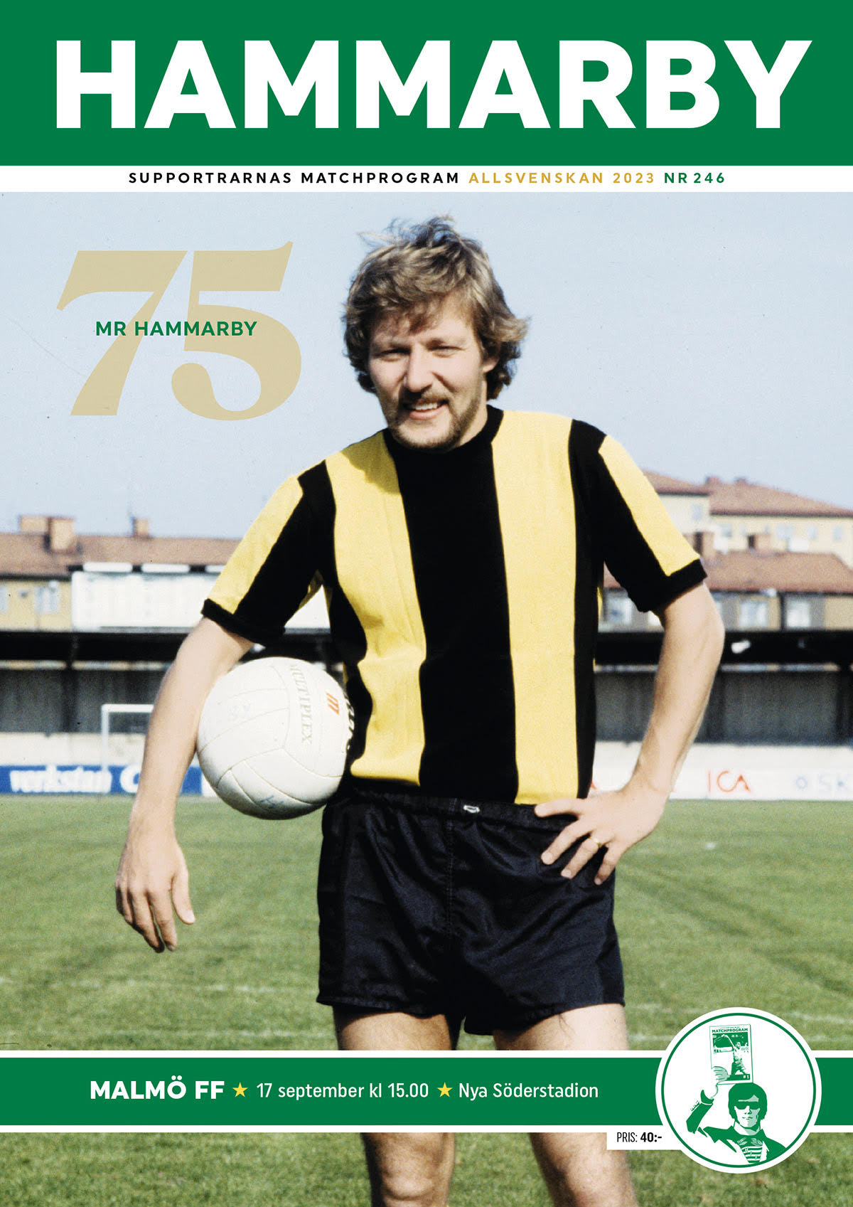 Matchprogram Hammarby-Malmö Allsvenskan 2023