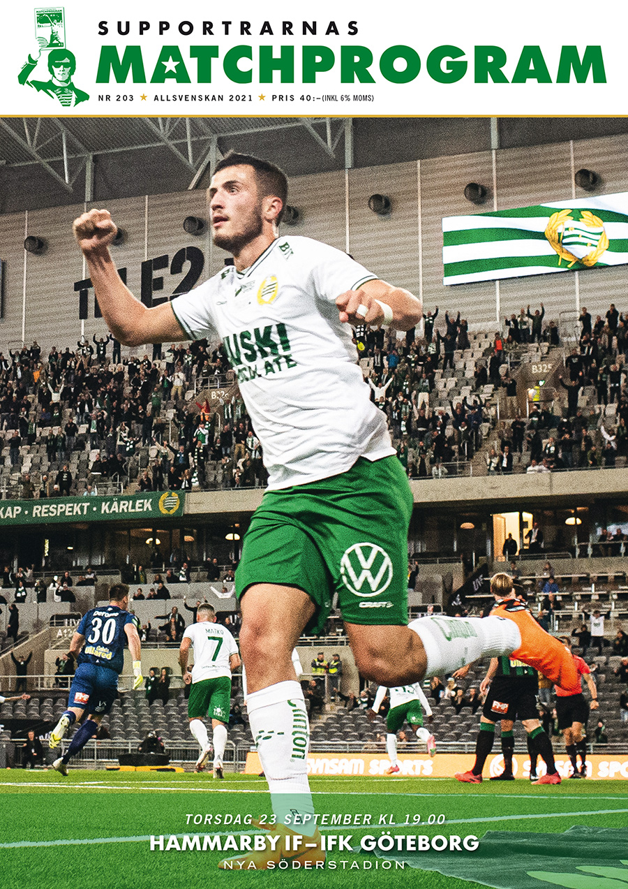 Matchprogram Göteborg Allsvenskan 2021