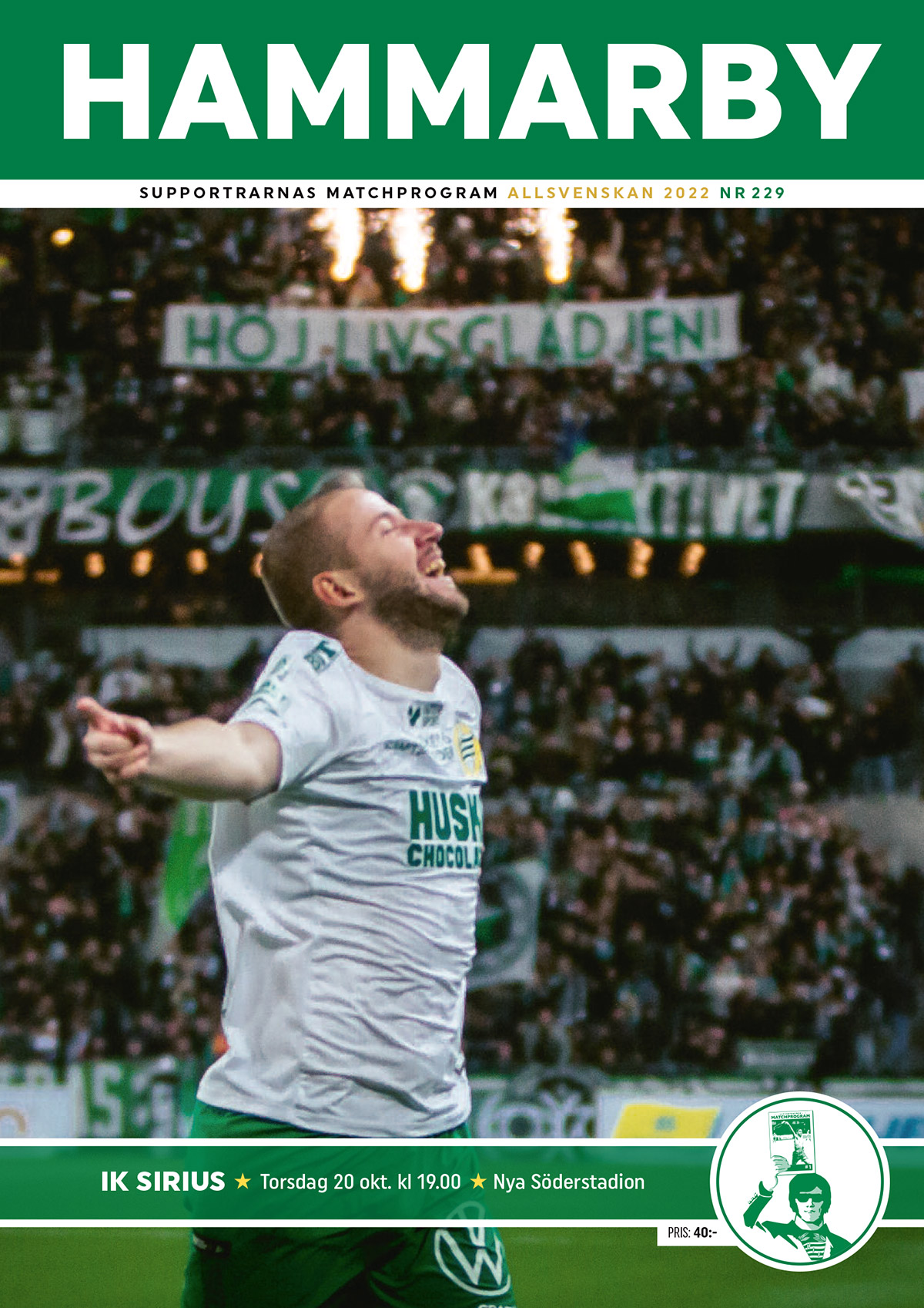 Matchprogram Sirius Allsvenskan 2022