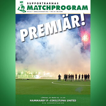 Matchprogram Eskilstuna United Damallsvenskan 2022
