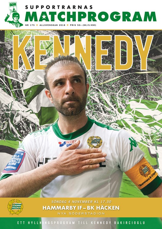 Matchprogram 2018 Häcken och Kennedy