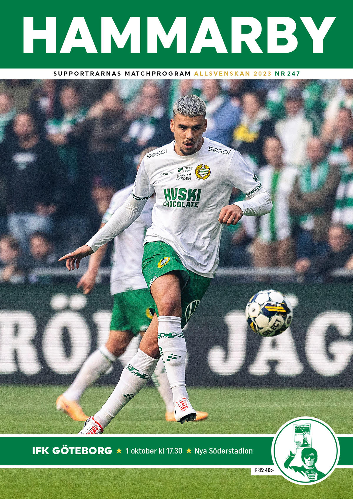 Matchprogram Hammarby-Göteborg Allsvenskan 2023
