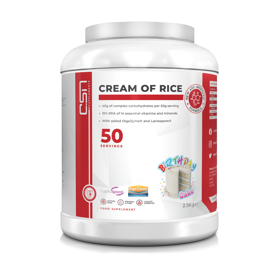 CSN - Cream of Rice, 2500g - Train Eat Live Fitness