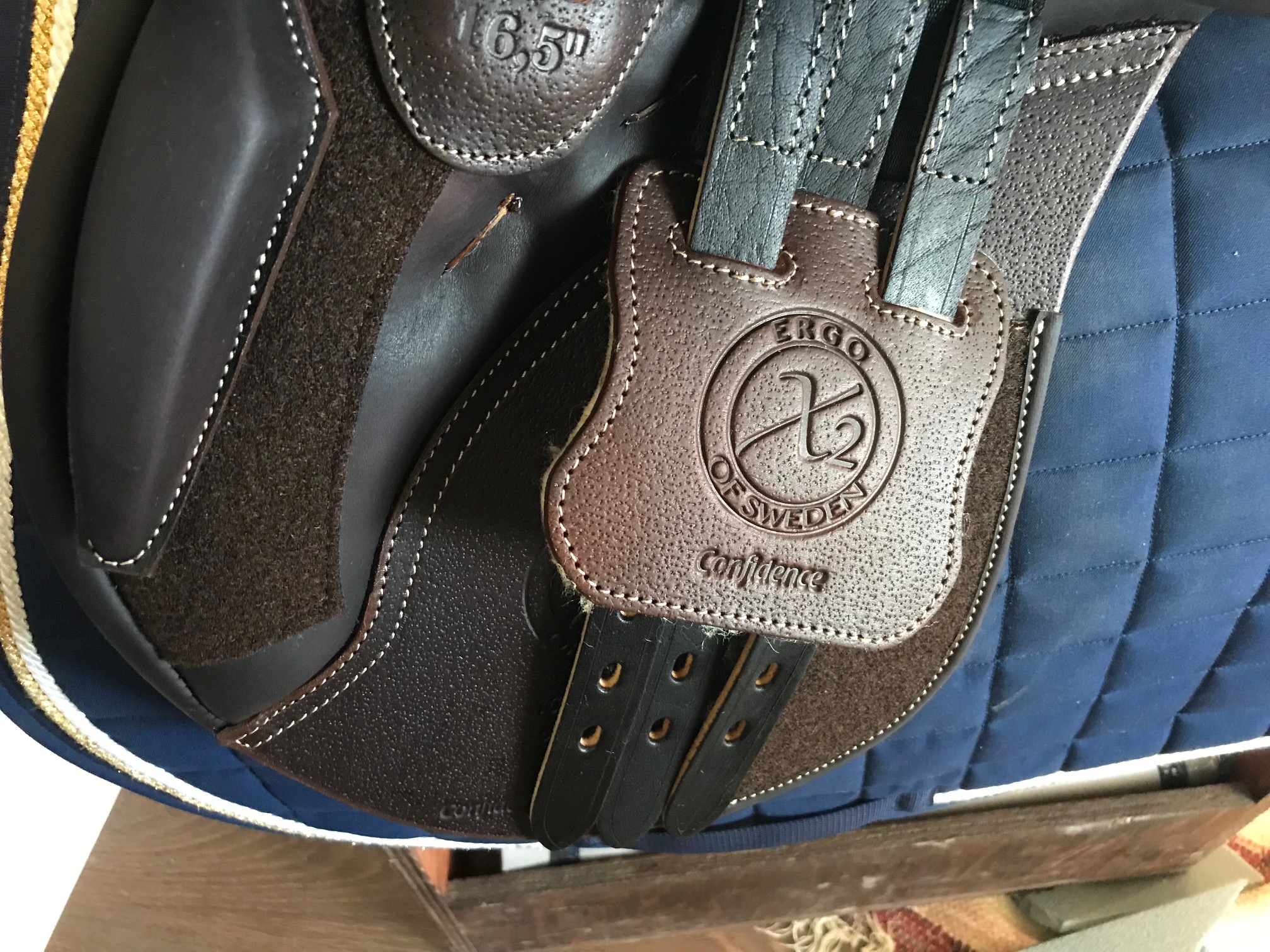 【希少‼】SOFFATTI Professionale SADDLE ブルー② Confidence Grained B1 - ErgoX2 of Sweden