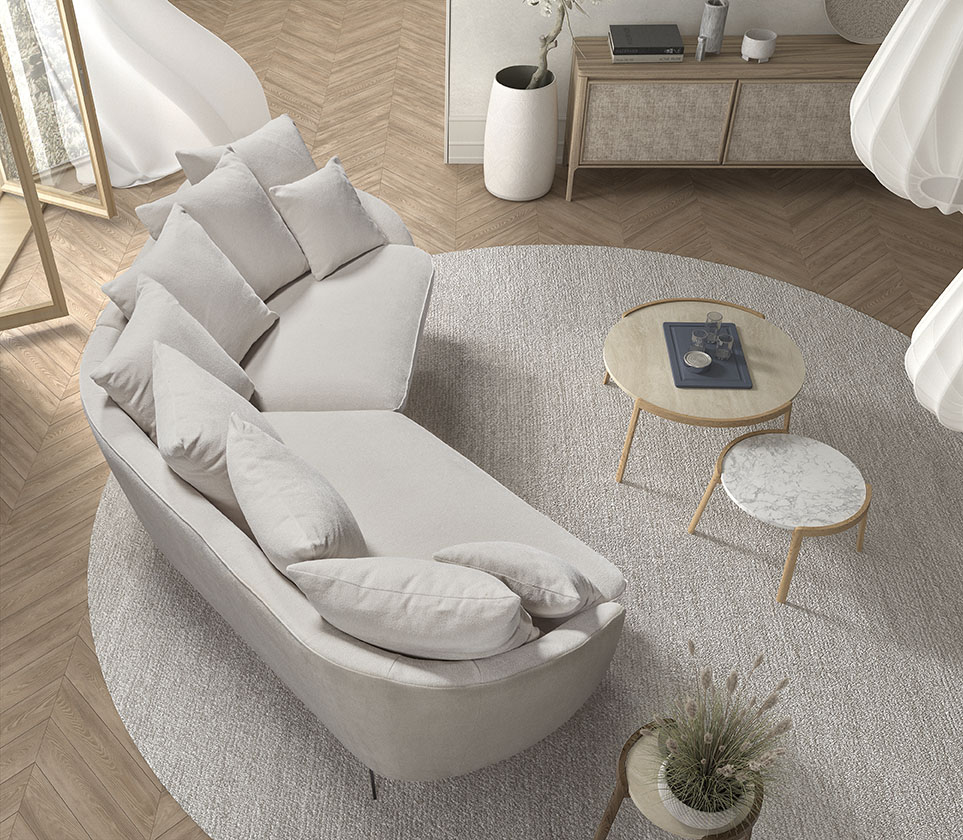 Comiso modern skön soffa - 4