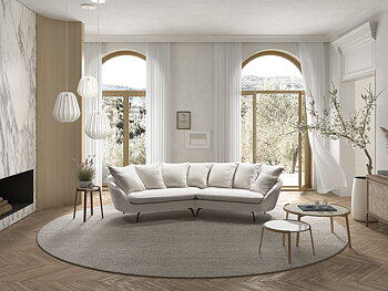 Comiso modern skön soffa