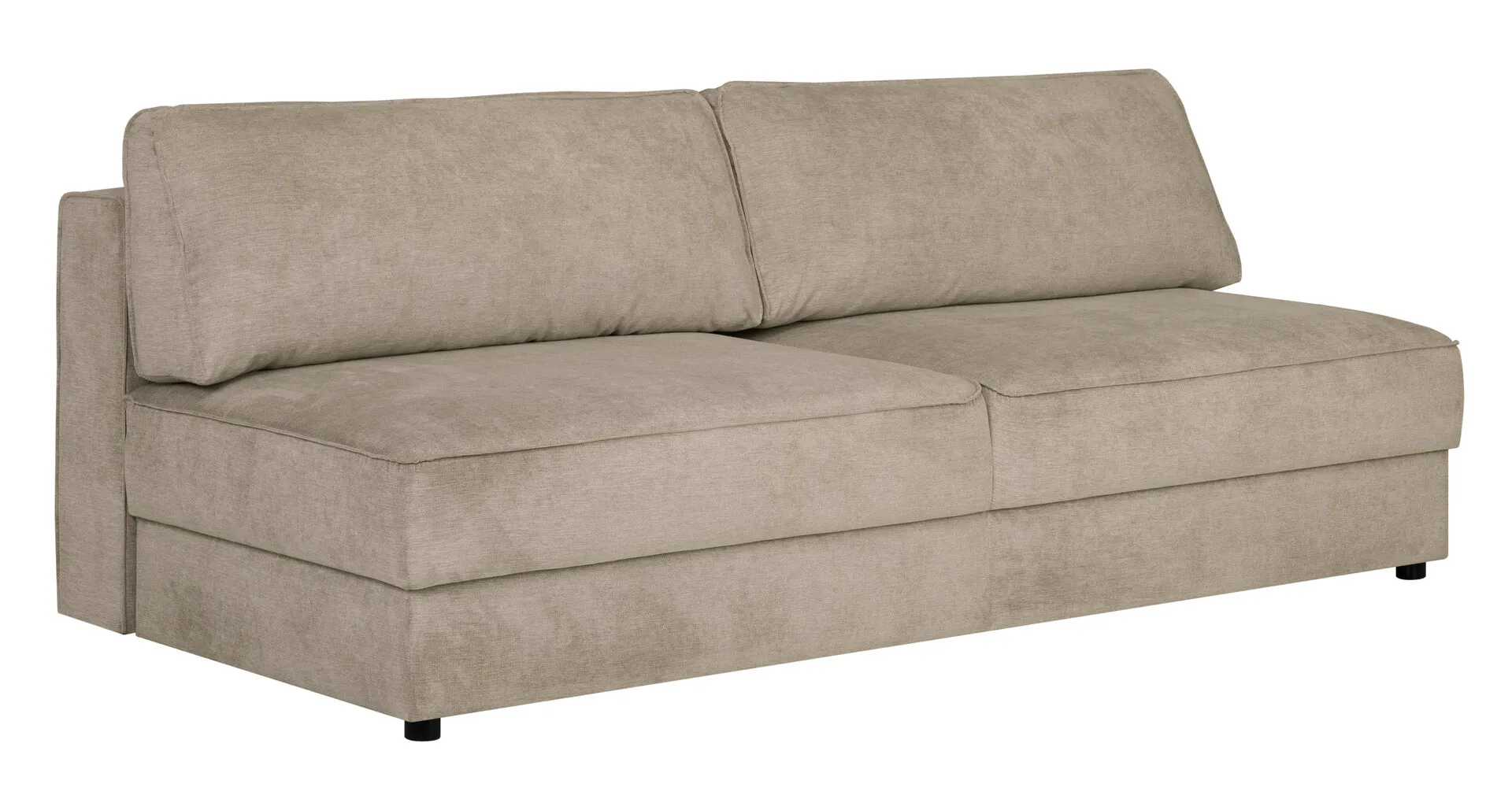 Chill bäddsoffa utan armstöd