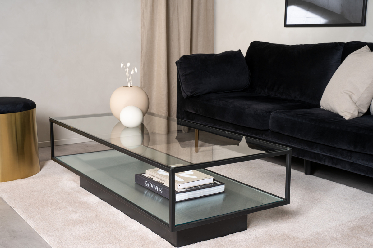 Maglehem  designsoffbord med hylla under