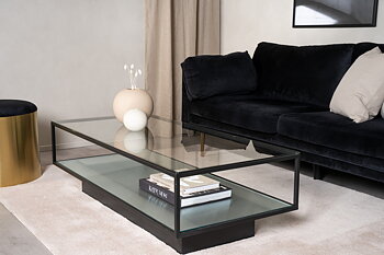 Maglehem  designsoffbord med hylla under