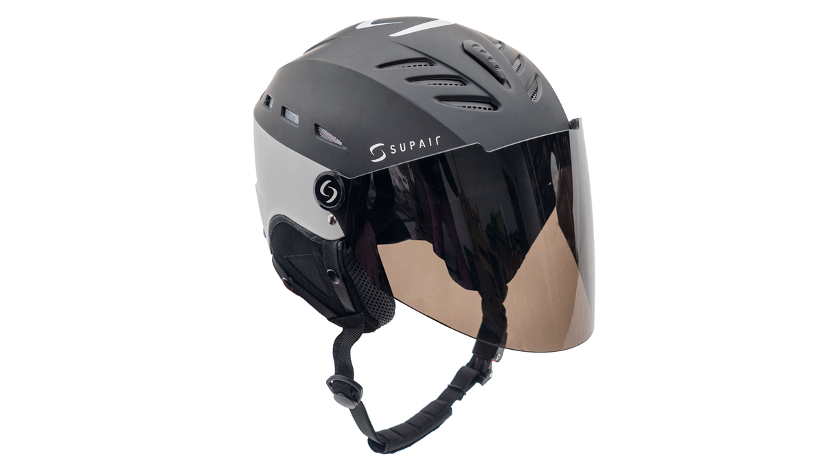 SupAir   PILOT HELMET  visir   Grå  202302 - 3