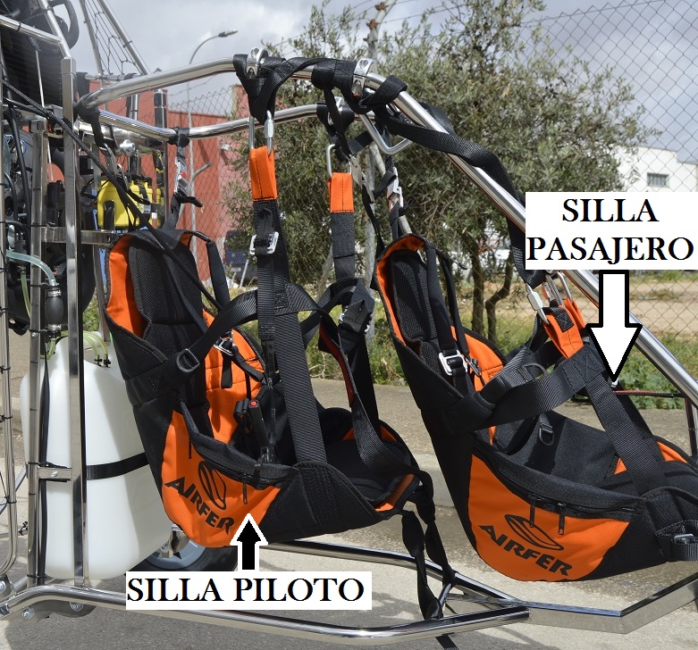 Airfer  Pilot harness for Diamond or Yumbo  2021