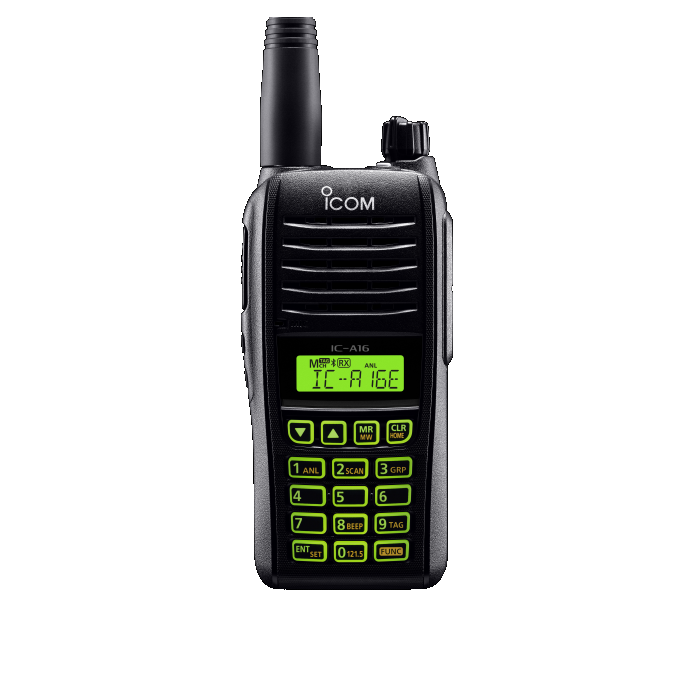 Icom IC-A16E Flygradio med  Bluetooth 202302