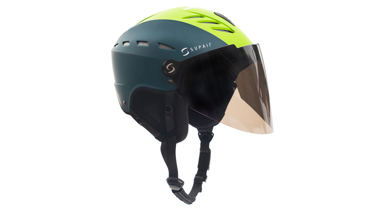 SupAir   PILOT HELMET  visir  grön  202302 - 4
