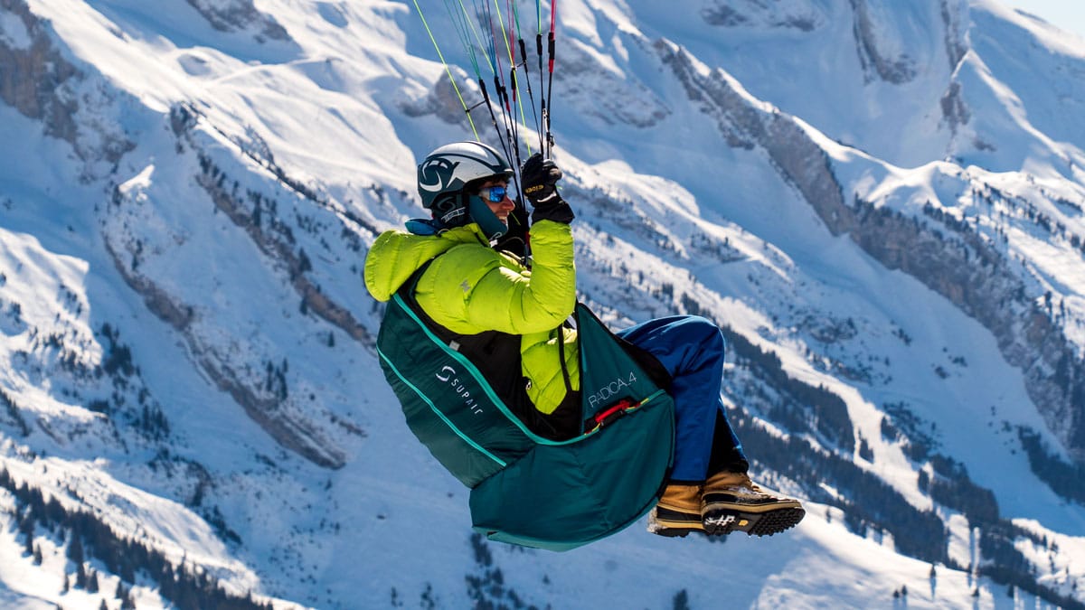 SupAir  RADICAL 4L FLEXIBLE HARNESS FOR HIKE AND FLY 