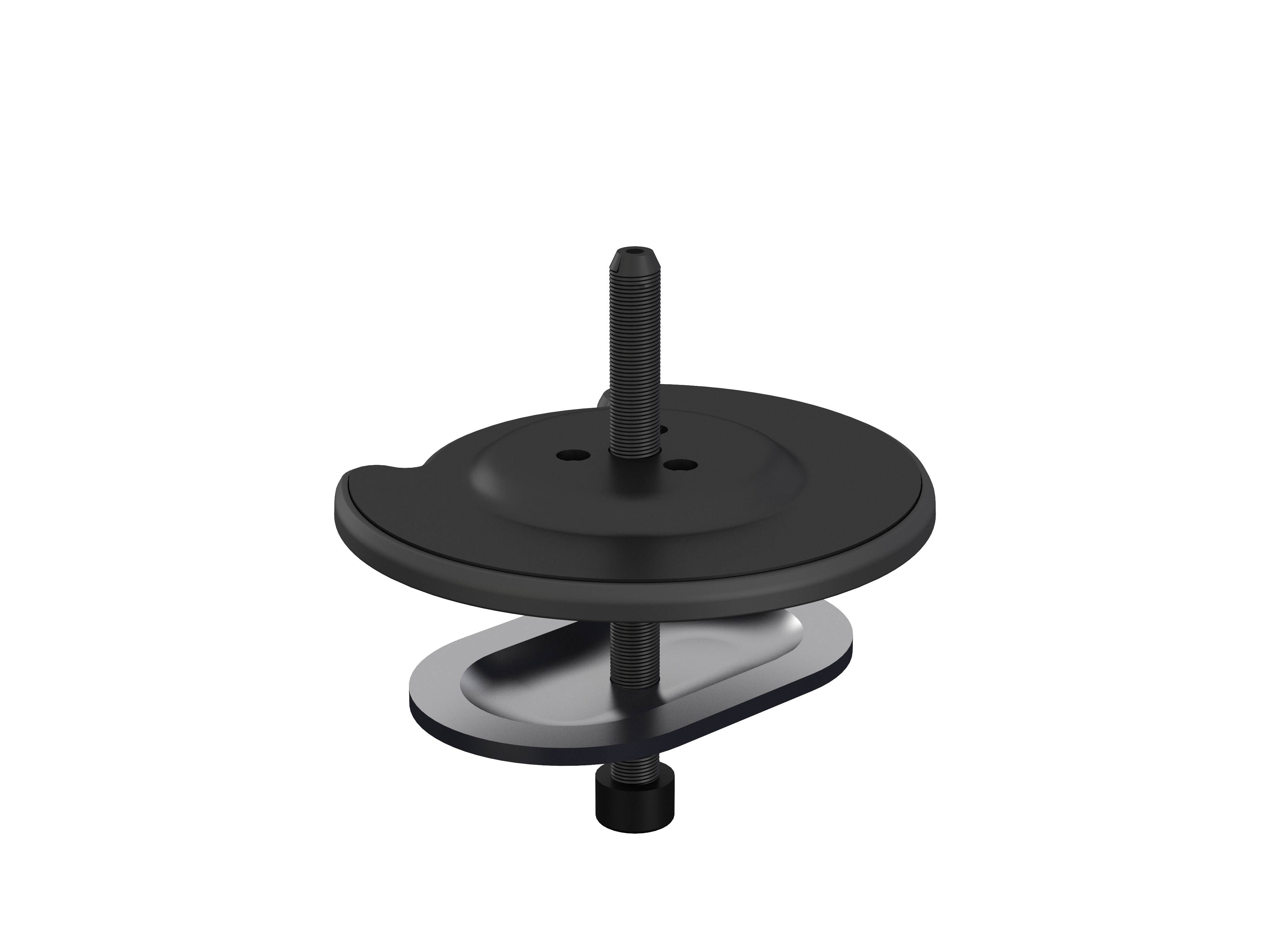 M VESA Deskmount Officeline Grommet Base Black - Multibrackets