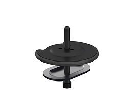 M VESA Deskmount Officeline Grommet Base Black