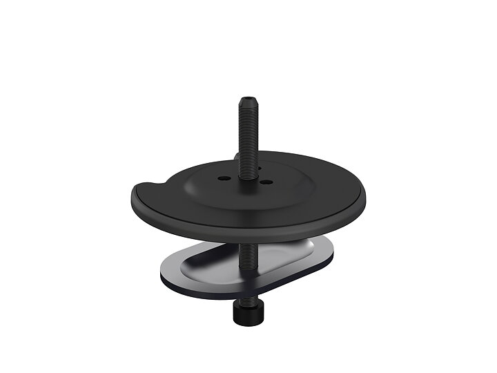 M VESA Deskmount Officeline Grommet Base Black