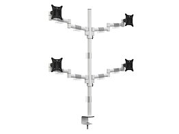 M VESA Deskmount Officeline Quad White